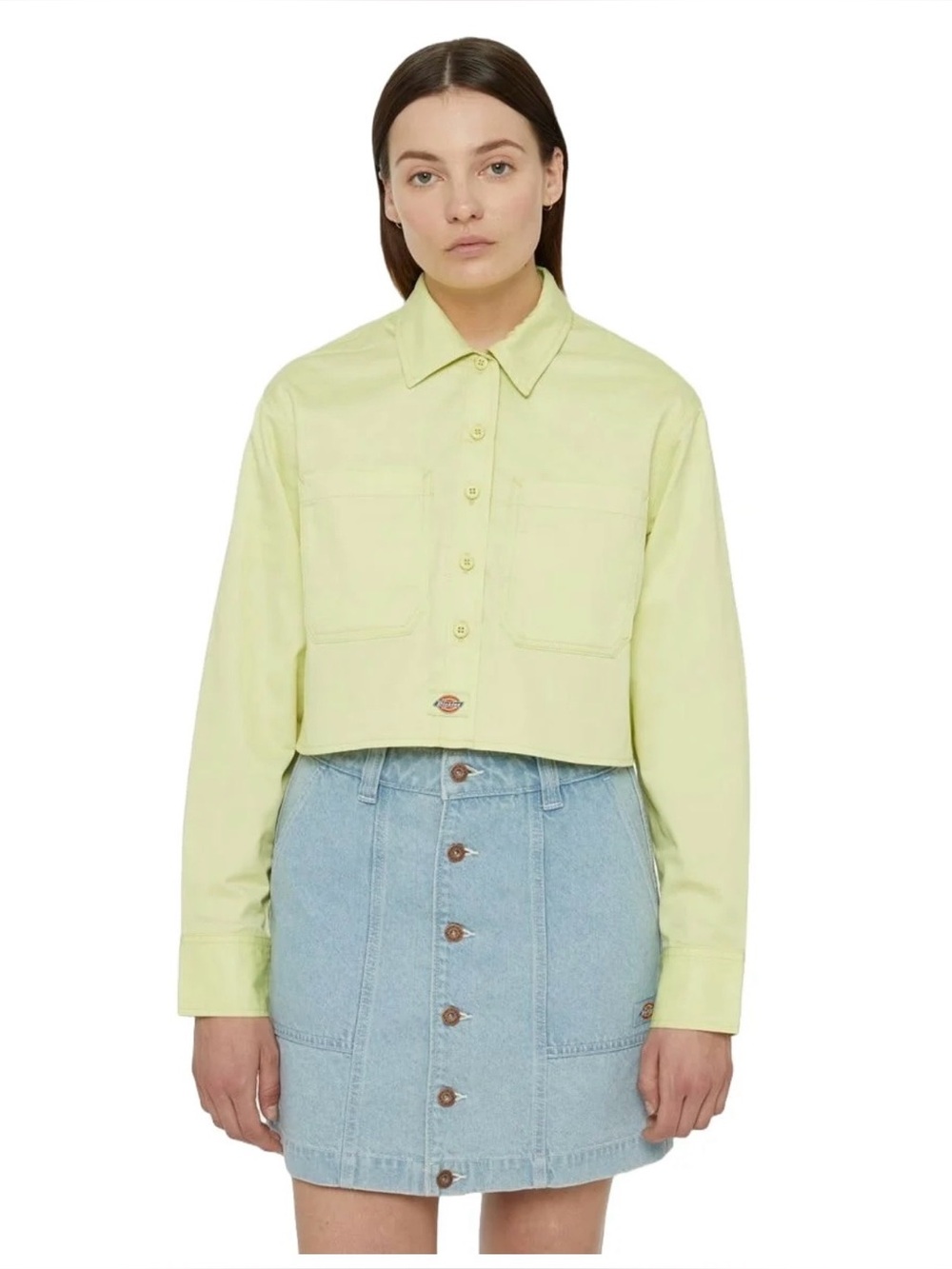Dickies Pale Green Crop Top